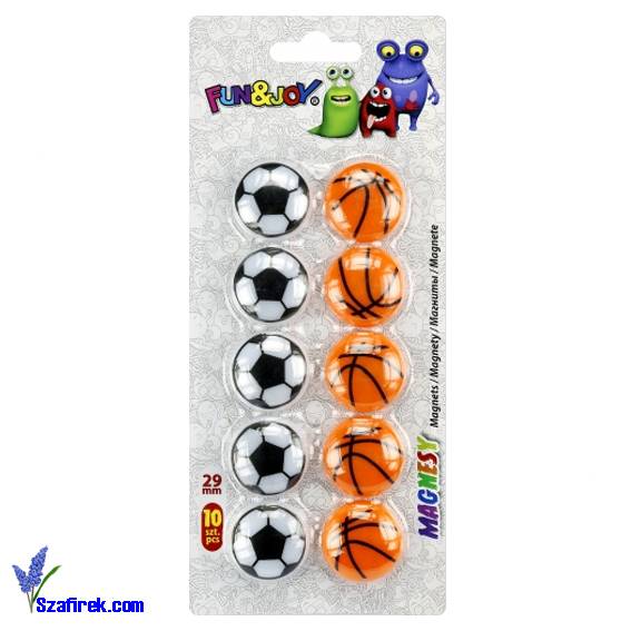 MAGNESY DO TABLIC PIŁKI 29MM 10SZT., TITANUM