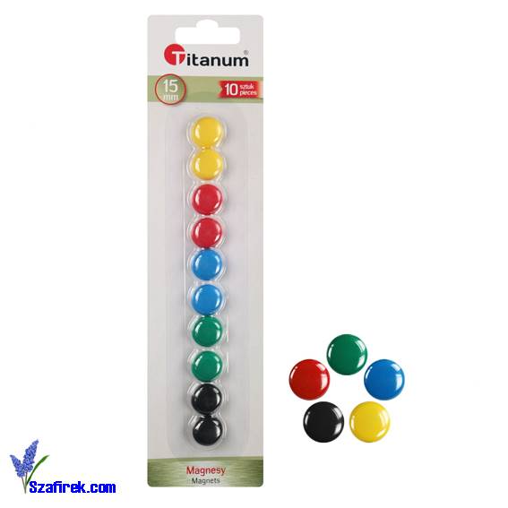 MAGNESY DO TABLIC 15MM BLISTER 10SZT., TITANUM