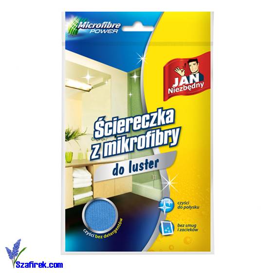 ŚCIERECZKA Z MIKROFIBRY DO LUSTER JAN NIEZBĘDNY