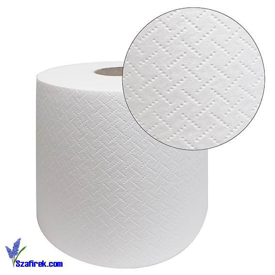 RĘCZNIK W ROLI MAXI, VELVET, BIAŁY, 6 ROLEK