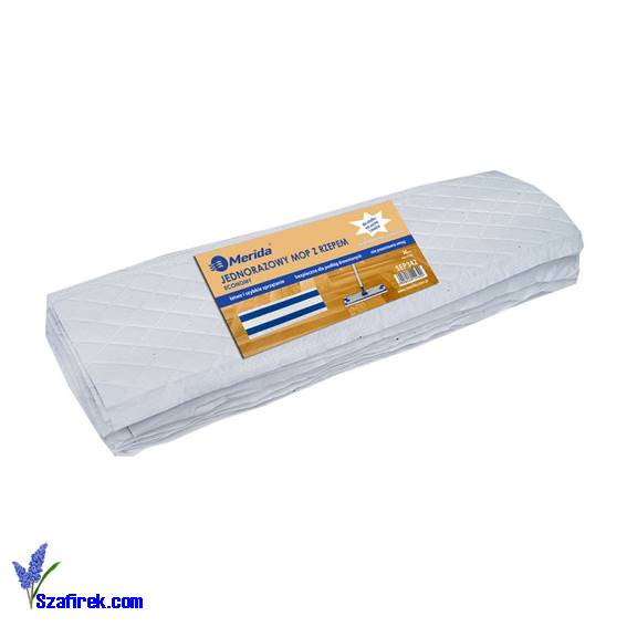 JEDNORAZOWY MOP Z RZEPEM BIAŁY 43X13 CM 20 SZT