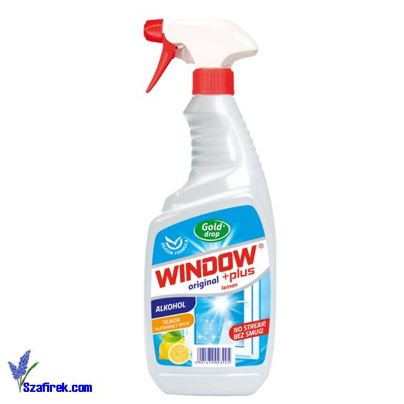 PŁYN DO SZYB I LUSTER WINDOW PLUS 750ML, lemon