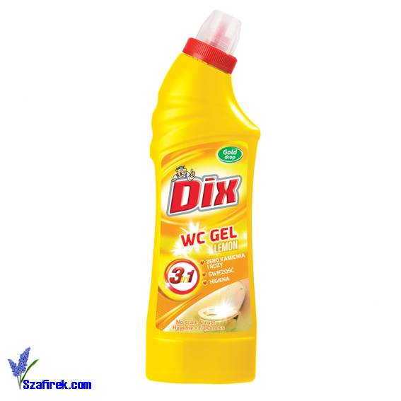 ŻEL CZYSZCZĄCY DO WC DIX 3w1 750ml lemon