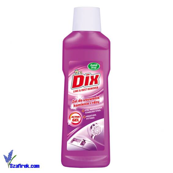 ŻEL CZYSZCZĄCY DIX Kamień i Rdza 500ml