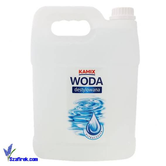 WODA DESTYLOWANA - czysta do analiz Opakowanie: 5l