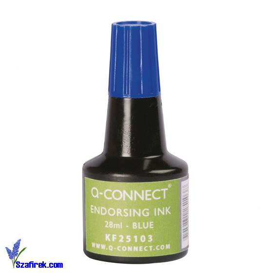 TUSZ DO PIECZĄTEK Q-CONNECT 28 ml niebieski