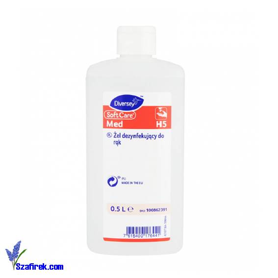SOFT CARE MED H5 DIVERSEY, do dezynfekcji rąk 0,5L