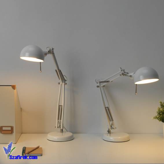 Lampa biurkowa, biały