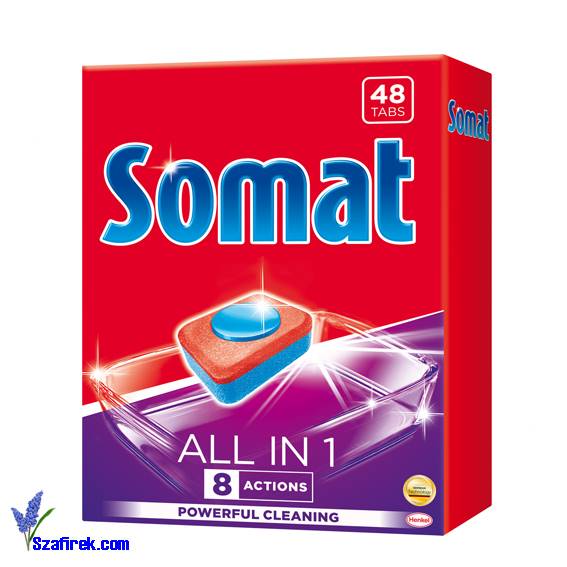 TABLETKI DO ZMYWARKI SOMAT All in One 48 szt.