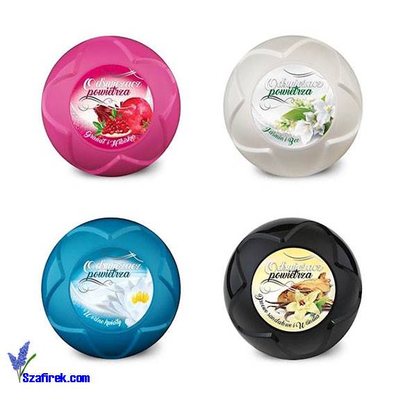  ODŚWIEŻACZ powietrza, kula, różne zapachy 150g