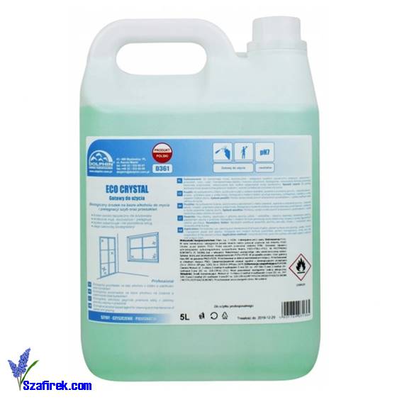 DOLPHIN ECO CRYSTAL do szyb przeszkleń antypara 5l