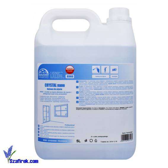 DOLPHIN CRYSTAL NANO do szyb luster antypara 5l