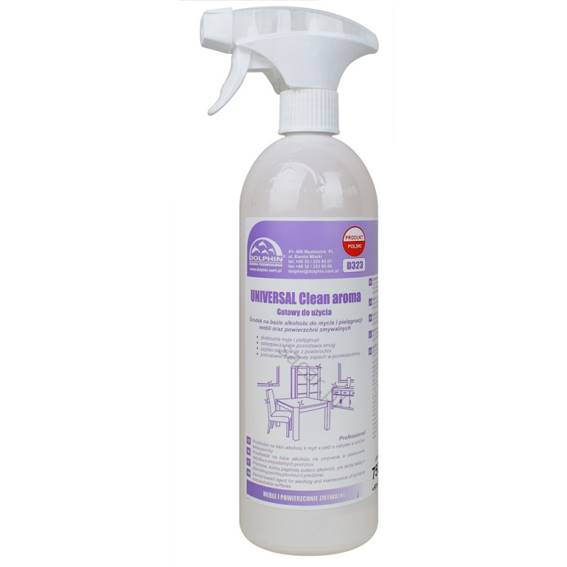 DOLPHIN UNIVERSAL Clean Aroma do mycia mebli 750ml