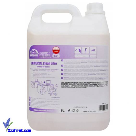 DOLPHIN, UNIVERSAL Clean Citro do mycia mebli 5l