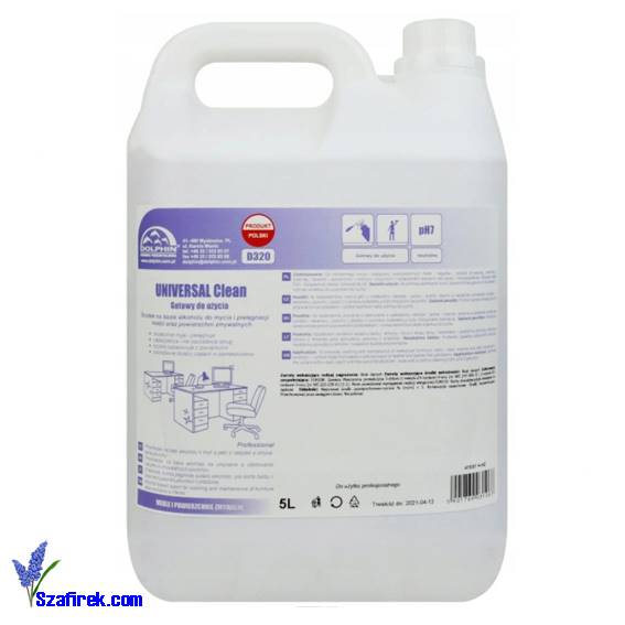 DOLPHIN, UNIVERSAL Clean do mycia mebli 5l