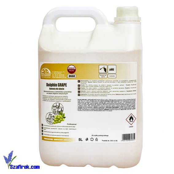Dolphin GRAPE Winogrono odświeżacz powietrza 5l