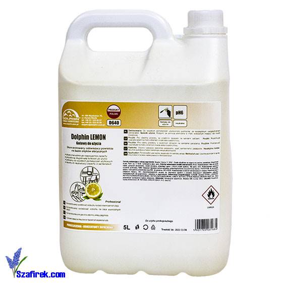 Dolphin LEMON Cytryna odświeżacz powietrza 5l
