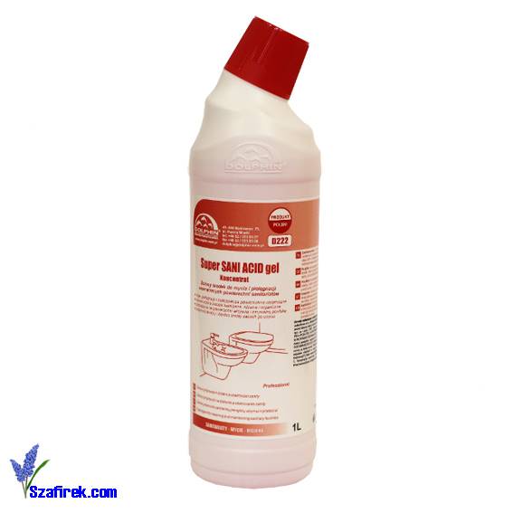 DOLPHIN Super SANI ACID gel do WC bidetów 1l