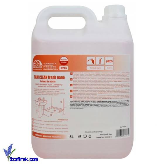 DOLPHIN SANI CLEAN Fresh nano do kabiny kranów 5l
