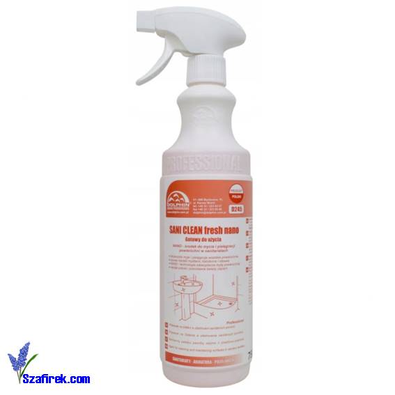 DOLPHIN SANI CLEAN Fresh nano kabiny kranów 750ml