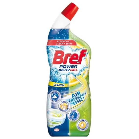ŻEL DO MYCIA WC BREF POWER AKTIV GEL LEMON 700ml