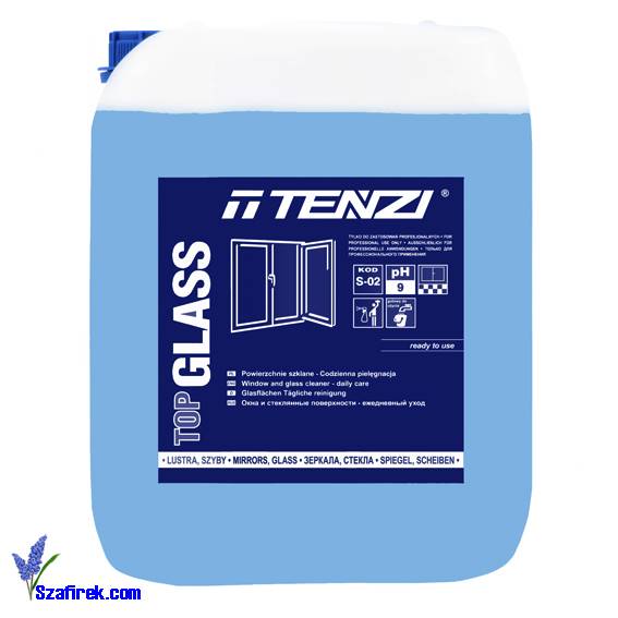 TENZI Top GLASS, płyn do mycia szyb i luster, 10l