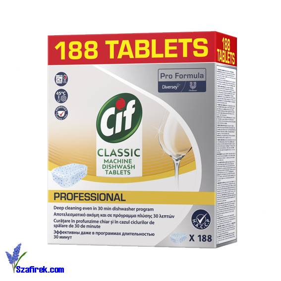 TABLETKI DO ZMYWARKI CIF PROFESSIONAL 188 szt.