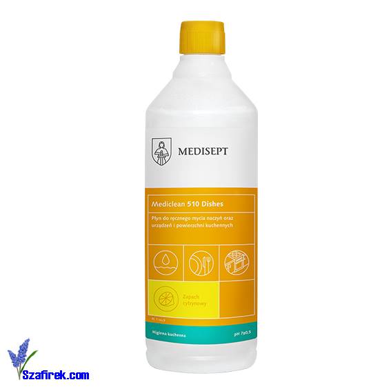 MEDICLEAN 510 Dishes CYTRYNA, do naczyń 1l