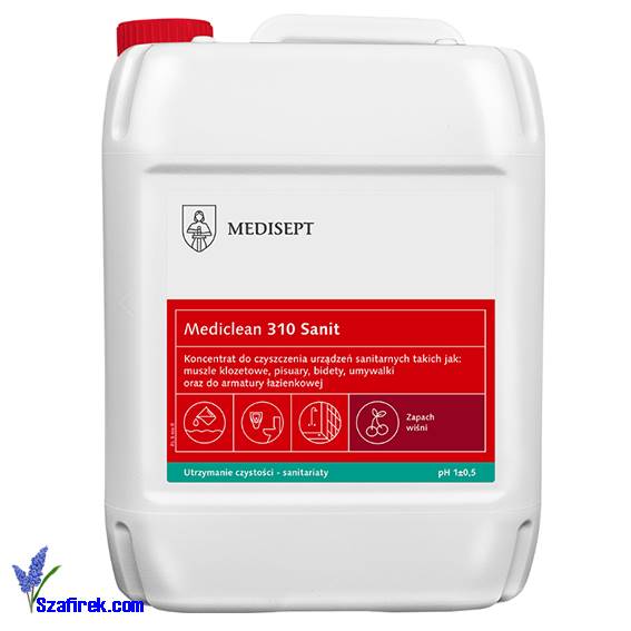 MEDICLEAN 310 Sanit WIŚNIA, do sanitariatów, 5l
