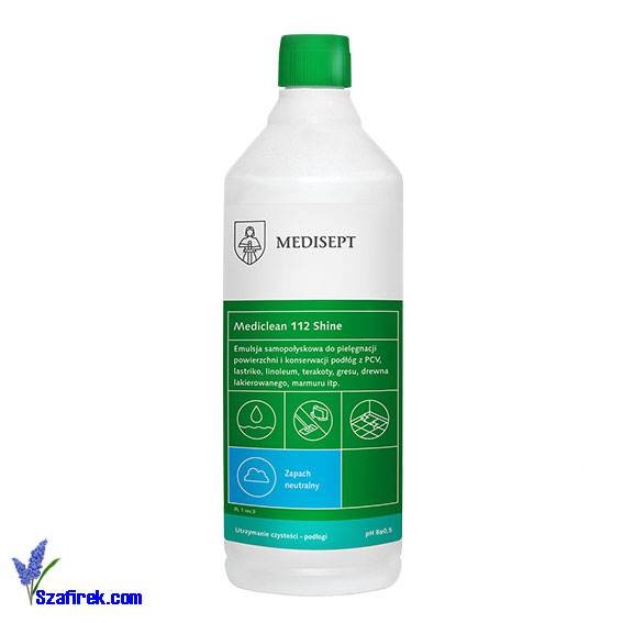 MEDICLEAN 112 Shine, do nabłyszczania podłóg, 1l