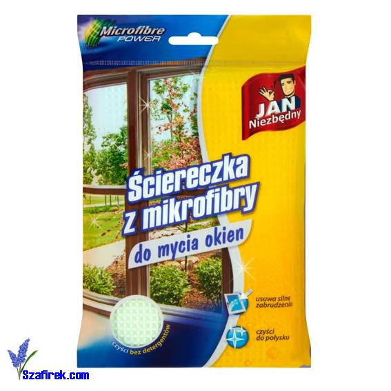 ŚCIERECZKA Z MIKROFIBRY DO OKIEN JAN NIEZBĘDNY