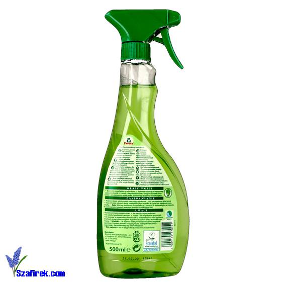 Środek d/kabin prysznicowych FROSCH 500ml winogr.