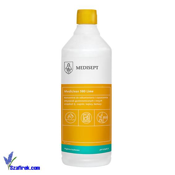 MEDICLEAN 580 Lime, odkamieniacz do zmywarek, 1l