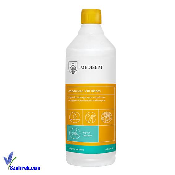 MEDICLEAN 510 Dishes MIĘTA, do mycia naczyń, 1l