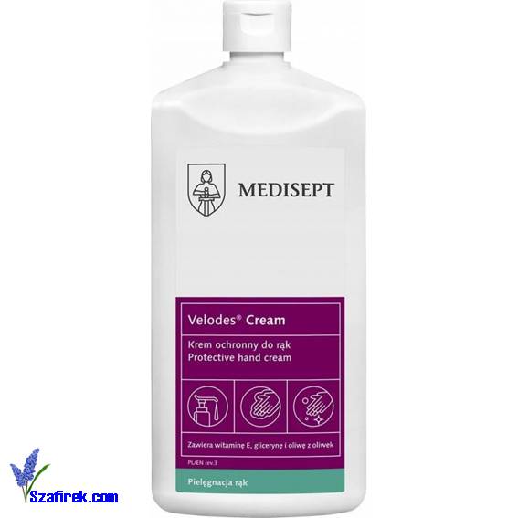 Velodes Cream, krem ochronny do rąk, 500 ml