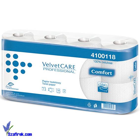 PAPIER TOALETOWY VELVET 2w, 138 listków, 15m, 8szt