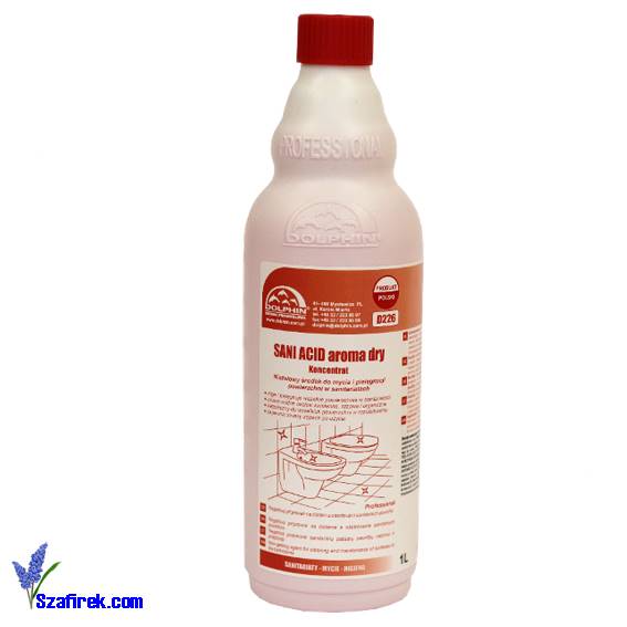DOLPHIN SANI ACID Aroma dry do mycia WC bidetów 1l
