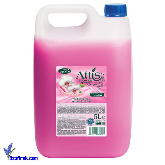 MYDŁO W PŁYNIE ATTIS 5L ORCHIDEA, różowe