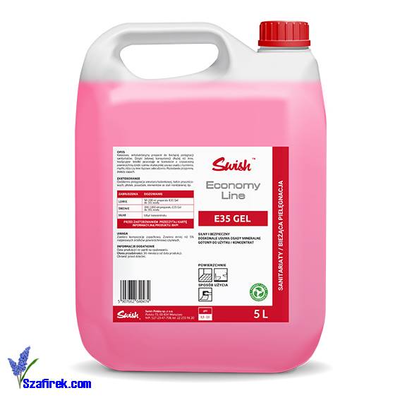SWISH E35 GEL żel do mycia sanitariatów, 5l
