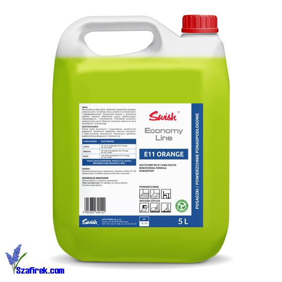 SWISH E11 ORANGE płyn do mycia powierzchni, 5l