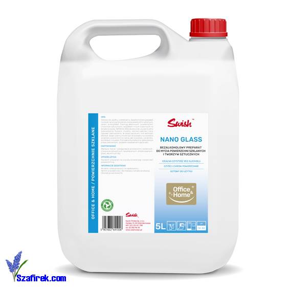 SWISH NANO GLASS płyn do mycia szyb i okien, 5l