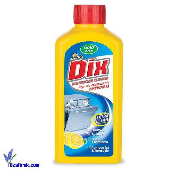 PŁYN DO CZYSZCZENIA ZMYWARKI DIX 3w1 250ml lemon