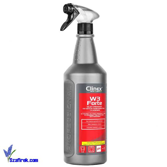 PREPARAT CLINEX W3 FORTE 1L, DO MYCIA SANITARIATÓW