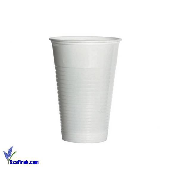 Kubek plastikowy biały 200ml (100szt)