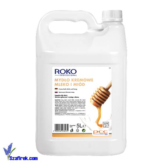 ROKO PROFESSIONAL MYDŁO KREMOWE MLEKO, MIÓD 5KG