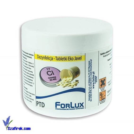Tabletki FORLUX do dezynfekcji PD006 ECO JAVEL