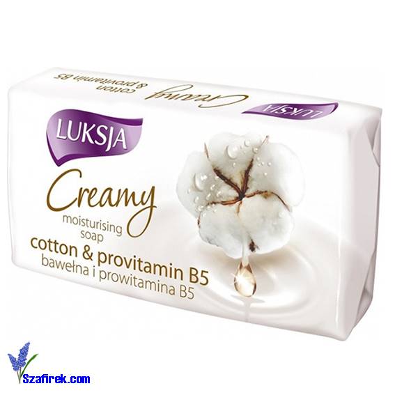 LUKSJA Mydło kostka 90g CREAMY COTTON&PROVITAMINY