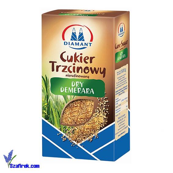CUKIER TRZCINOWY 0,5 KG BRĄZOWY sypki  