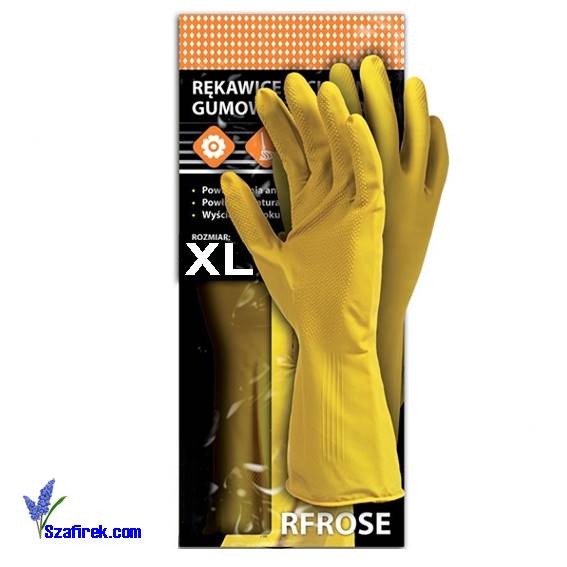 Rękawice flokowane gospodarcze XL rozm. 9,5-10