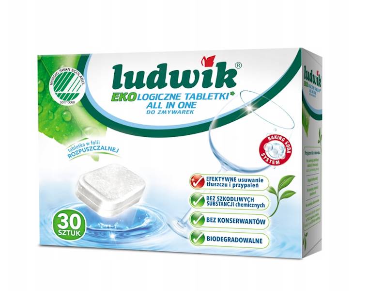 TABLETKI DO ZMYWAREK EKO LUDWIK All in One 30szt